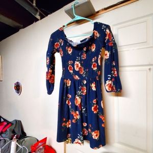 Long sleeve off the shoulder dress